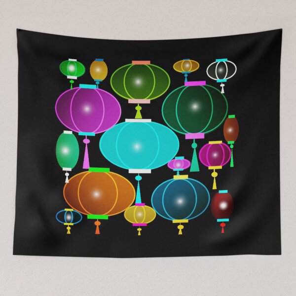 Item preview, Colorful lanterns designed and sold by Shirley cute art .