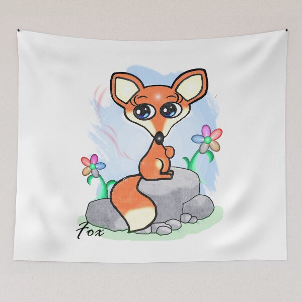 Item preview, Something on the fox's mind  designed and sold by Shirley cute art .