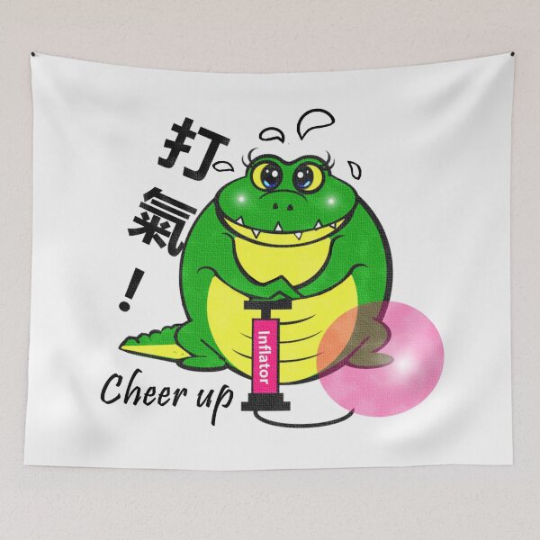 Item preview, Cute alligator - Cheer up  designed and sold by Shirley cute art .