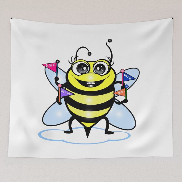 Item preview, Hard-working bee  designed and sold by Shirley cute art .