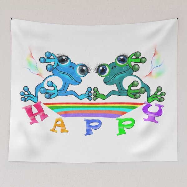 Item preview, Happy Frogs designed and sold by Shirley cute art .