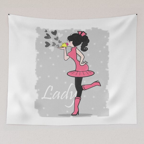 Item preview, Charming lady  designed and sold by Shirley cute art .