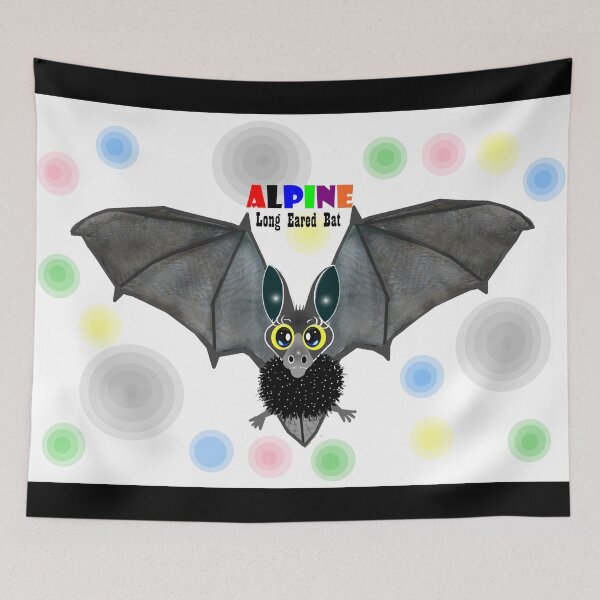 Item preview, Alpine long eared bat  designed and sold by Shirley cute art .