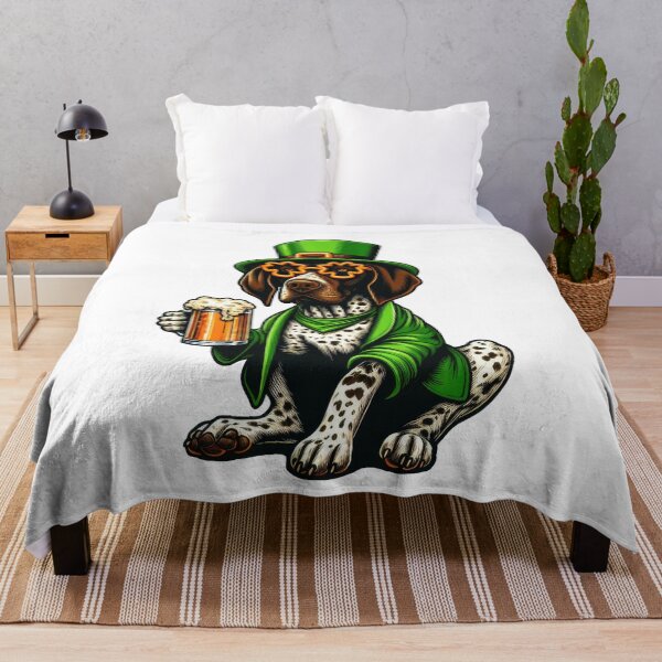 Item preview, German Shorthaired Pointer Dog St Patrick's Day designed and sold by doodIllustrate.