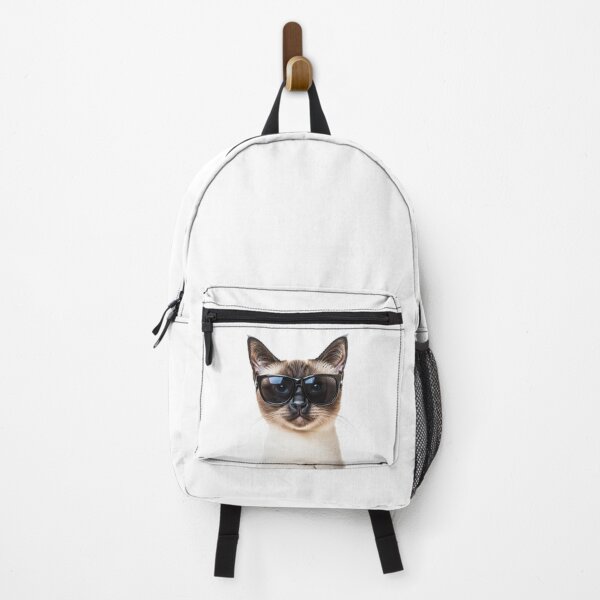 Item preview, Funny cool Siamese Cat wearing sunglasses designed and sold by LazyOwlStore.