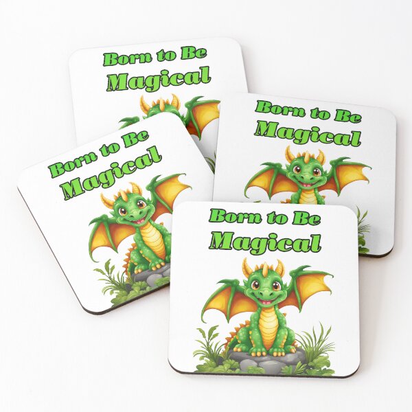 Item preview, Born to Be Magical - Baby Dragon quote 2 designed and sold by Tom-Johnson.