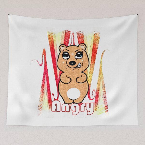 Item preview, Very angry bear  designed and sold by Shirley cute art .