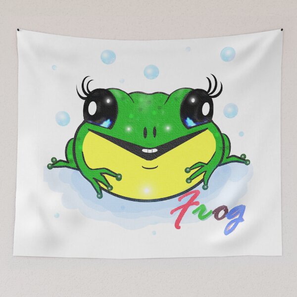 Item preview, Happy frog  designed and sold by Shirley cute art .