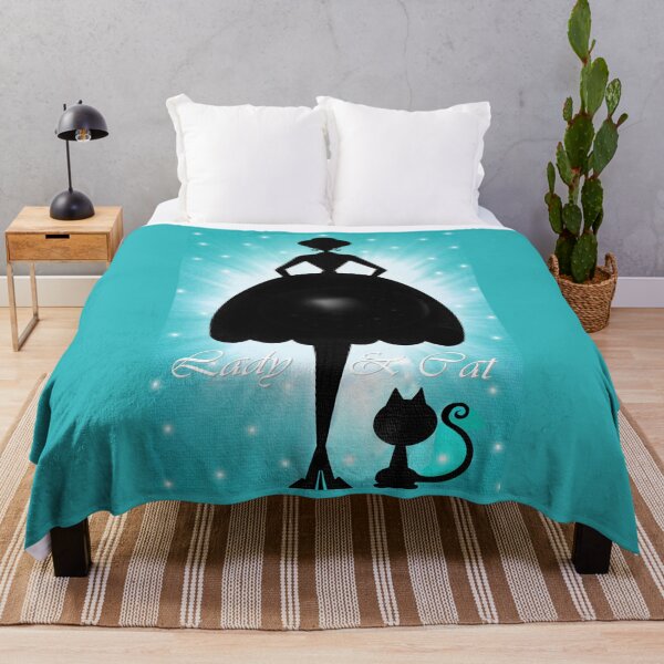 Artikelvorschau, Dame und Katze - Silhouette entworfen und verkauft von Shirley cute art .