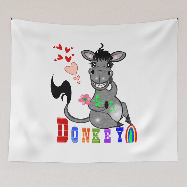 Item preview, Happy donkey  designed and sold by Shirley cute art .