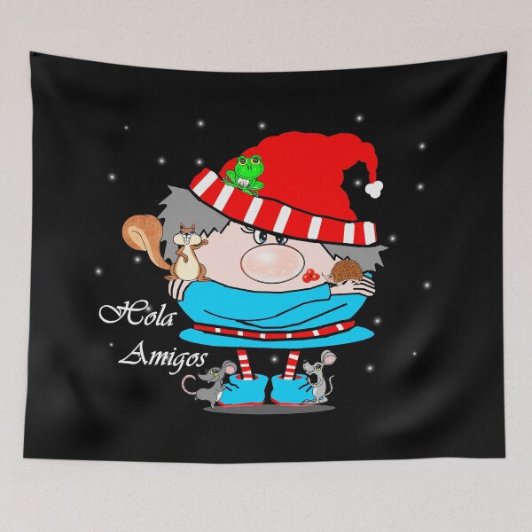 Item preview, Hola Amigos - Squirrel, rats, Hedgehog, frog  designed and sold by Shirley cute art .
