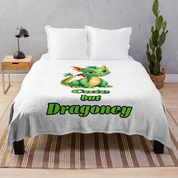 Item preview, Cute But Dragoney - Baby Dragon quote 1 designed and sold by Tom-Johnson.