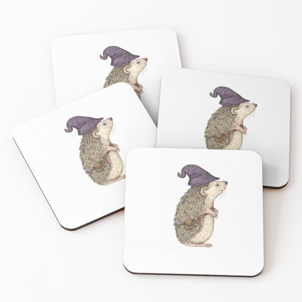 Item preview, Hedgehog Witch designed and sold by Fern Forest Paper.