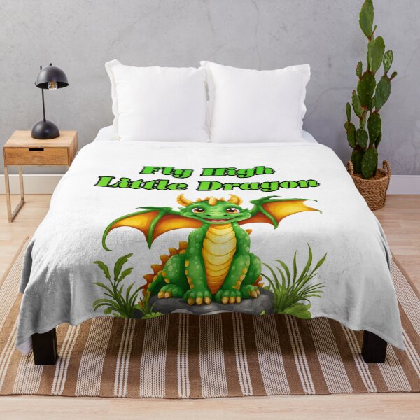 Item preview, Fly High, Little Dragon - Baby Dragon quote 3 designed and sold by Tom-Johnson.
