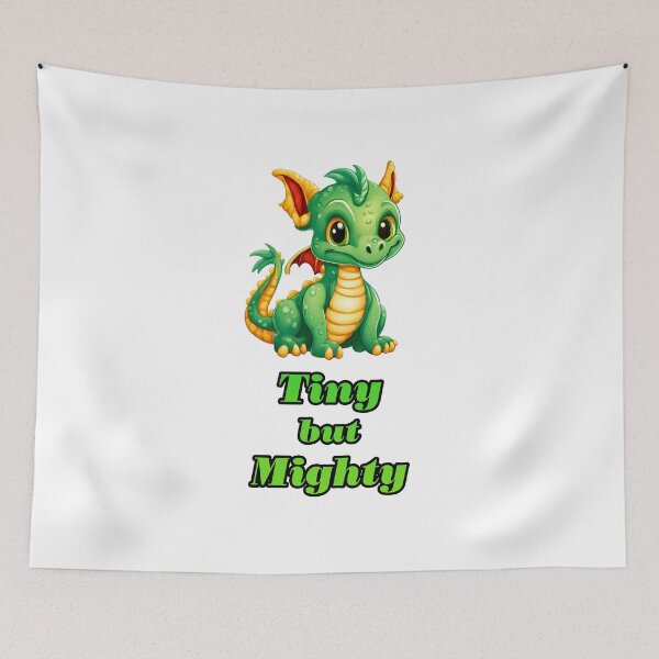 Item preview, Tiny but Mighty - Baby Dragon quote 1 designed and sold by Tom-Johnson.