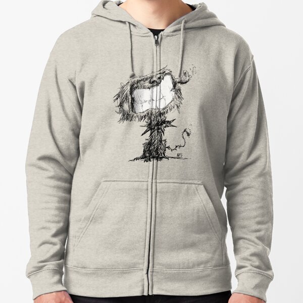 Scruffy Dog Zipped Hoodie