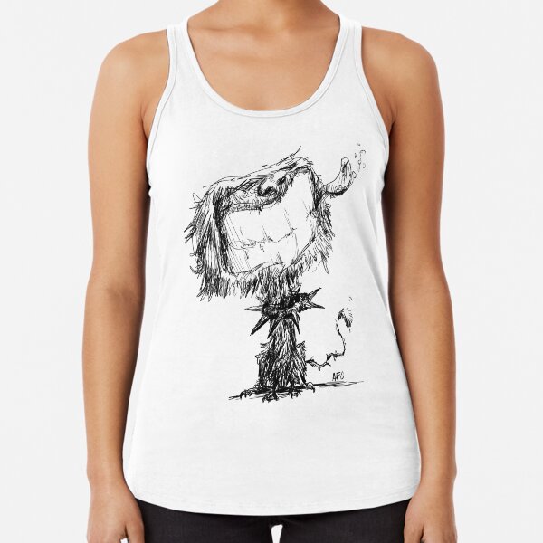 Scruffy Dog Racerback Tank Top