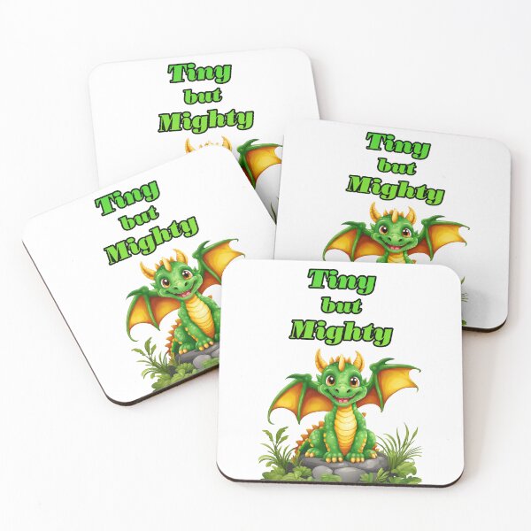 Item preview, Tiny but Mighty - Baby Dragon quote 2 designed and sold by Tom-Johnson.