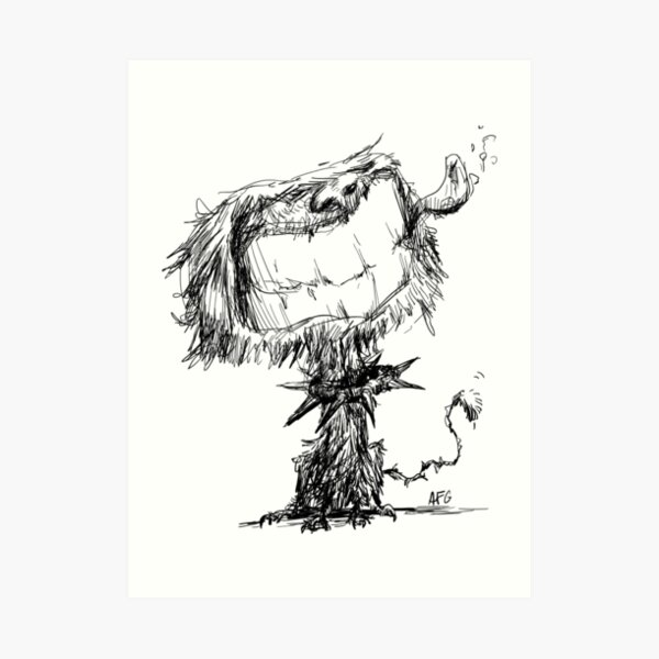 Scruffy Dog Art Print