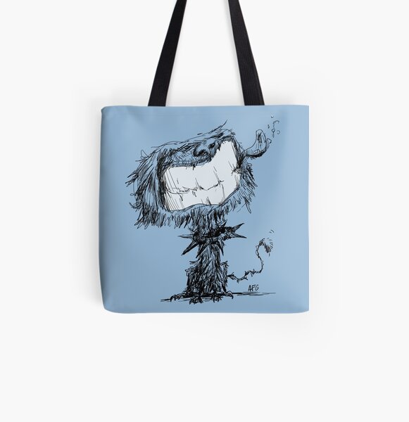 Scruffy Dog All Over Print Tote Bag