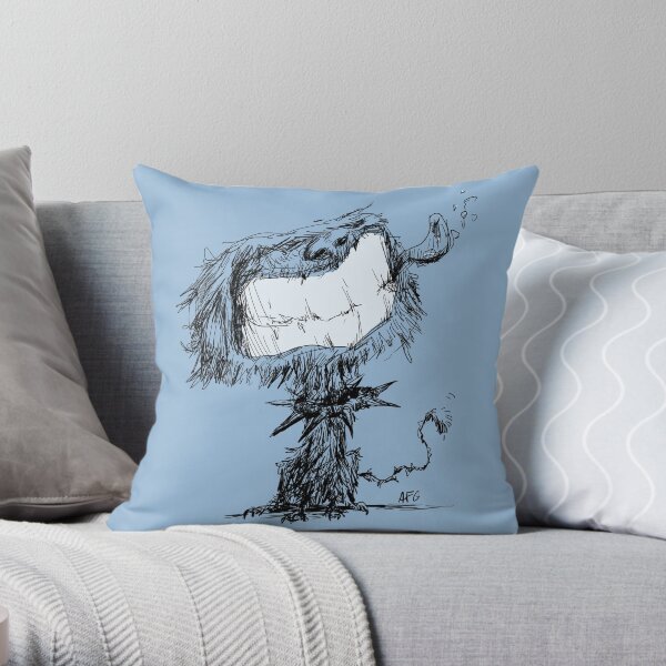 Scruffy Dog Throw Pillow