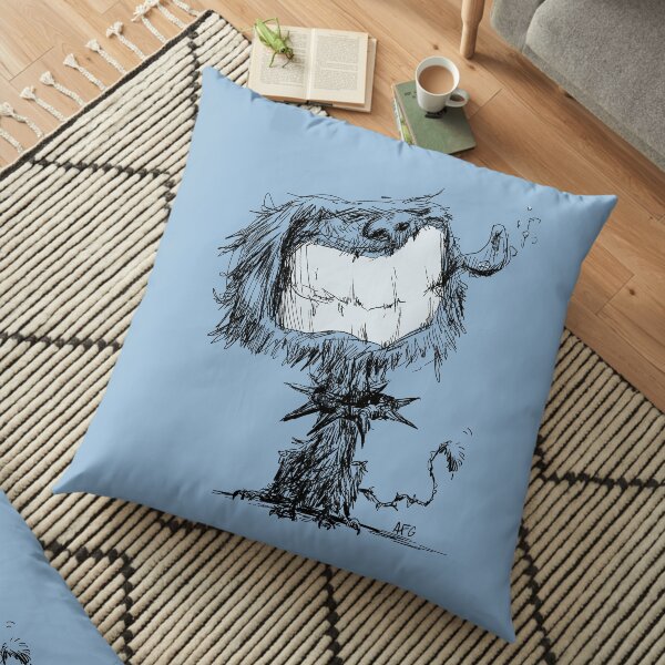 Scruffy Dog Floor Pillow