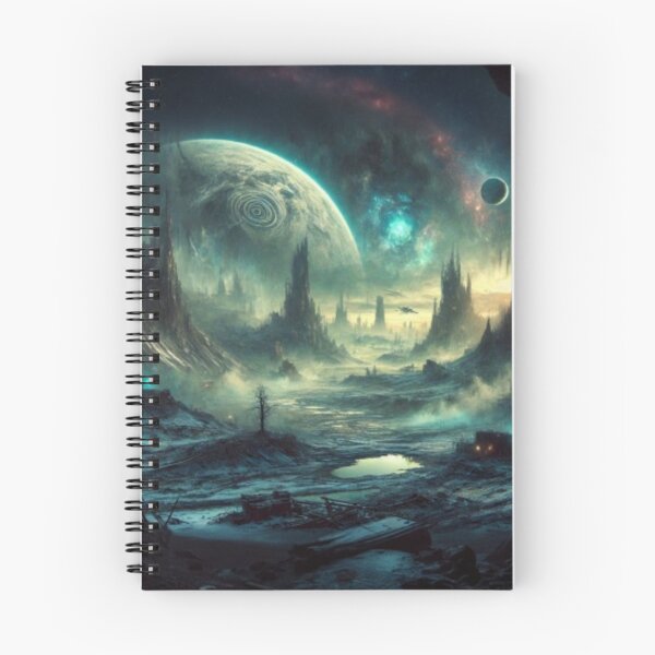 Item preview, AI generated tundra, dystopian fantasy designed and sold by AI-this-is-AI.