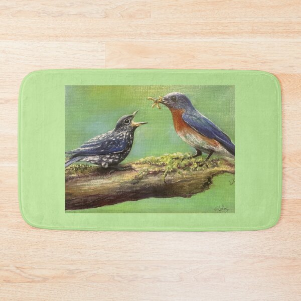Item preview, Eastern Blue Birds Out on a Limb designed and sold by Artdesrapides.