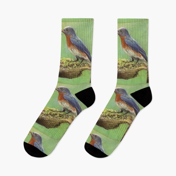 Item preview, Eastern Blue Birds Out on a Limb designed and sold by Artdesrapides.