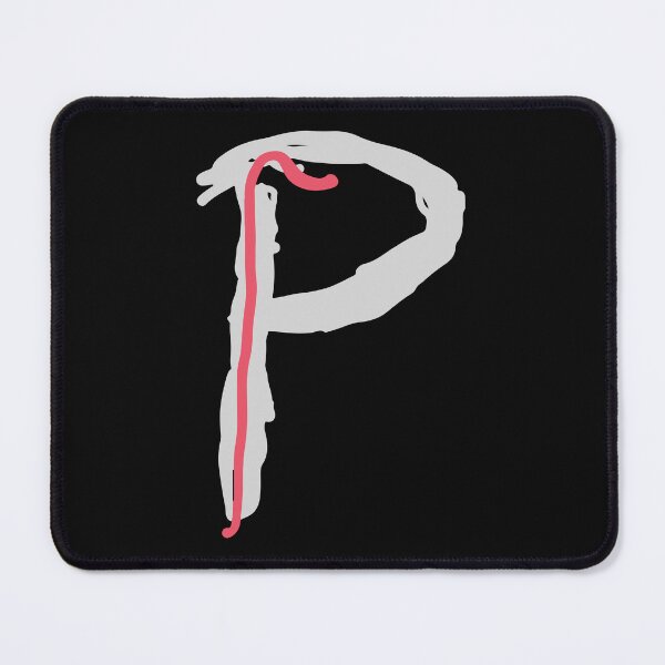 Item preview, Brushstroke Letter "P" designed and sold by mozizy.