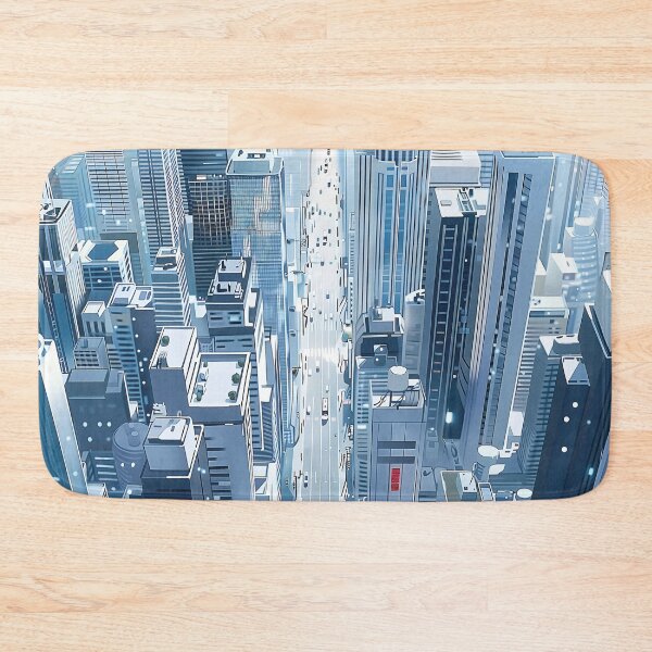 Item preview, Futuristic Metropolis A D Rendered Aerial Perspective designed and sold by CheerForGoods.