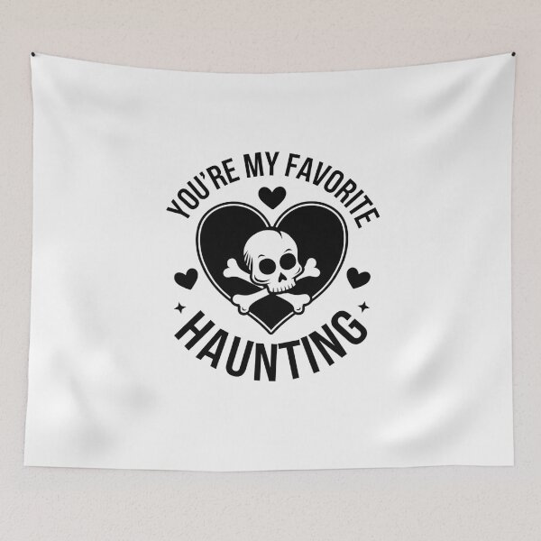Item preview, You're My Favorite Haunting - Goth Valentines Design designed and sold by Peter Stawicki.