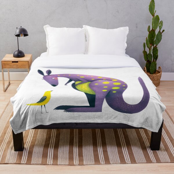 Item preview, A whimsical illustration of charming Kangaroo designed and sold by Beyondnote-Art.