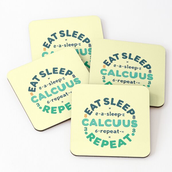 Item preview, Eat Sleep Calculus Repeat Funny for math teacher designed and sold by Dokak Shop.