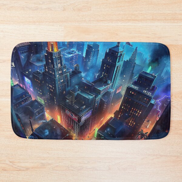 Item preview, Harmonious Coexistence A Vivid Birds Eye Perspective of a Futuristic Urban designed and sold by CheerForGoods.