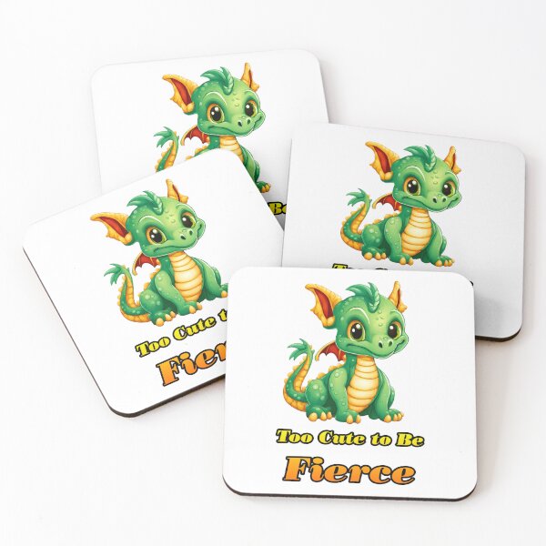 Item preview, Too Cute to Be Fierce - Baby Dragon quote 1 designed and sold by Tom-Johnson.