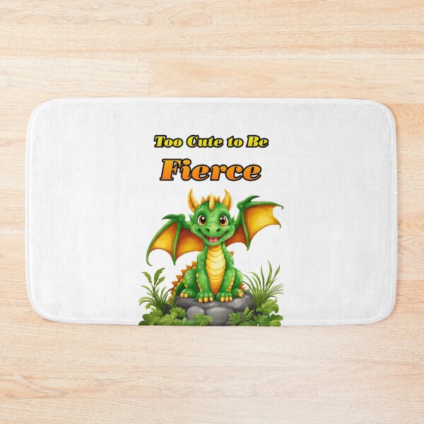 Item preview, Too Cute to Be Fierce - Baby Dragon quote 2 designed and sold by Tom-Johnson.