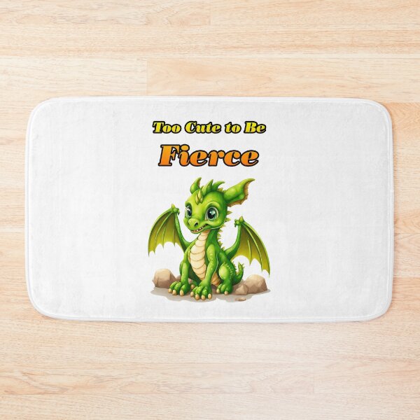 Item preview, Too Cute to Be Fierce - Baby Dragon quote 3 designed and sold by Tom-Johnson.