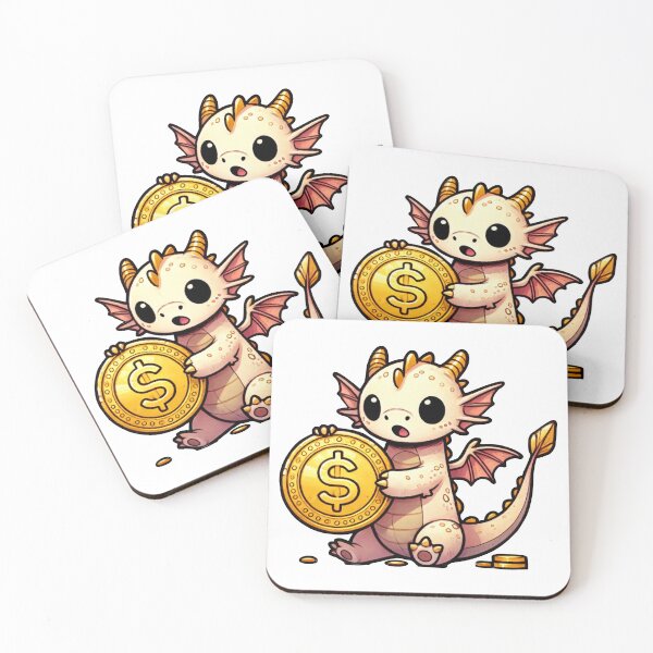 Item preview, Mini Dragon with a Gold Coin designed and sold by Porosenok.