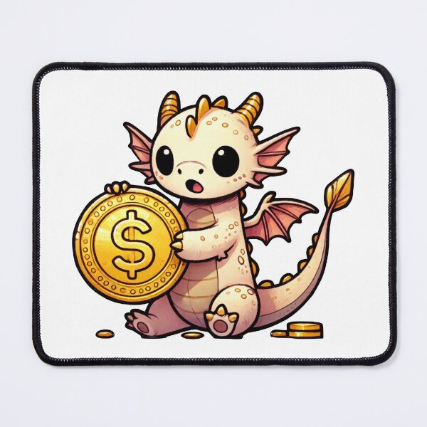 Item preview, Mini Dragon with a Gold Coin designed and sold by Porosenok.