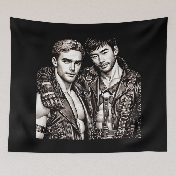 Item preview, Gay Leather Daddies Tokyo Touch Leder Pride Graphic Design designed and sold by ItsAKinkThing.