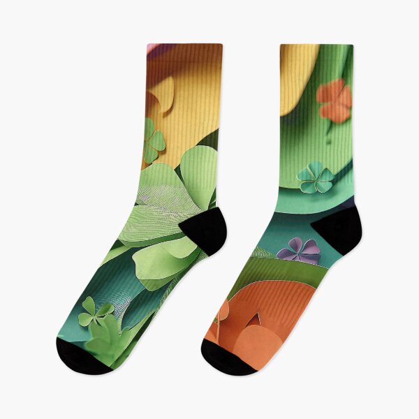 Item preview, Vibrant D Paper Cut of a Playful Leprechaun Celebrating St Patrick's Day  designed and sold by CheerForGoods.