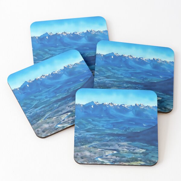 Artikelvorschau, Flusstal der Kaskadengebirge (Aquarell) entworfen und verkauft von flyscenicair.