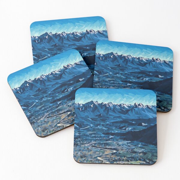 Artikelvorschau, Kaskadengebirge Flusstal (Poly Art) entworfen und verkauft von flyscenicair.
