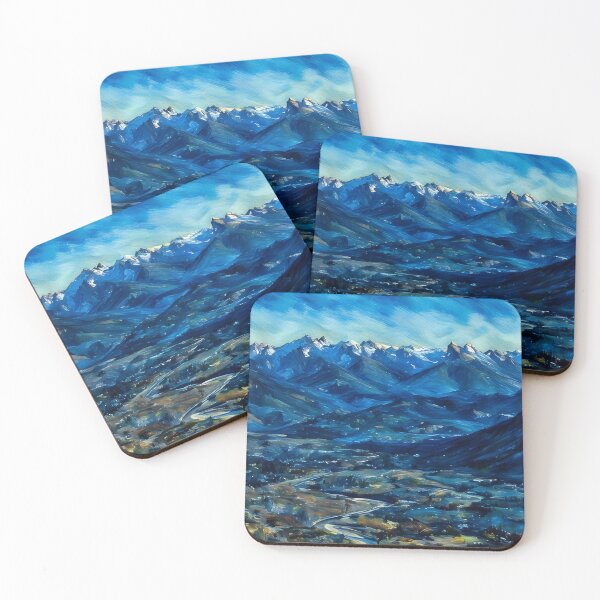 Artikelvorschau, Kaskadengebirge Flusstal (Pastell) entworfen und verkauft von flyscenicair.
