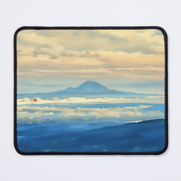 Artikelvorschau, Mount Rainier über den Wolken (Impressionist) entworfen und verkauft von flyscenicair.