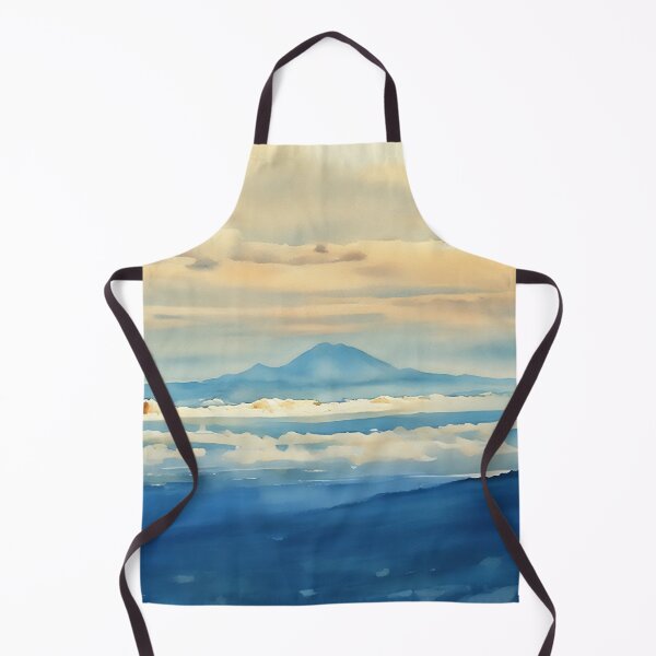 Artikelvorschau, Mount Rainier über den Wolken (Aquarell) entworfen und verkauft von flyscenicair.
