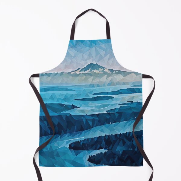 Item preview, Mount Rainier from Puget Sound (Poly Art) designed and sold by flyscenicair.