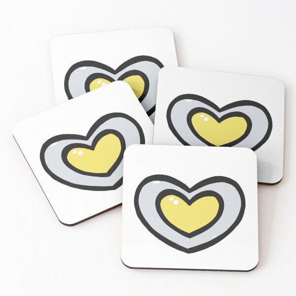 Item preview, Yellow bubbly heart designed and sold by Eclectic-aww.