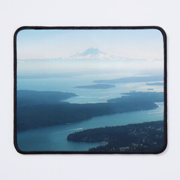 Artikelvorschau, Mount Rainier vom Puget Sound aus entworfen und verkauft von flyscenicair.